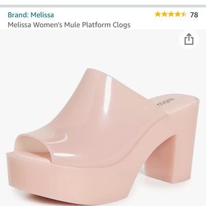 Nude Jelly Pink Melissa Mules - NEVER WORN (NWOB)